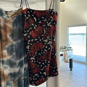 Zara dragon mini dress